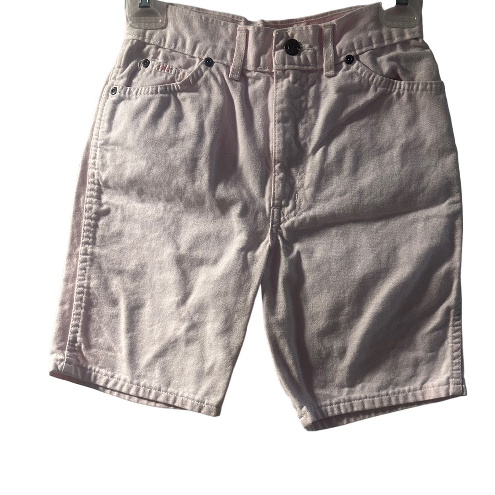 Vintage chic girls powder pink shorts size 14 EUC